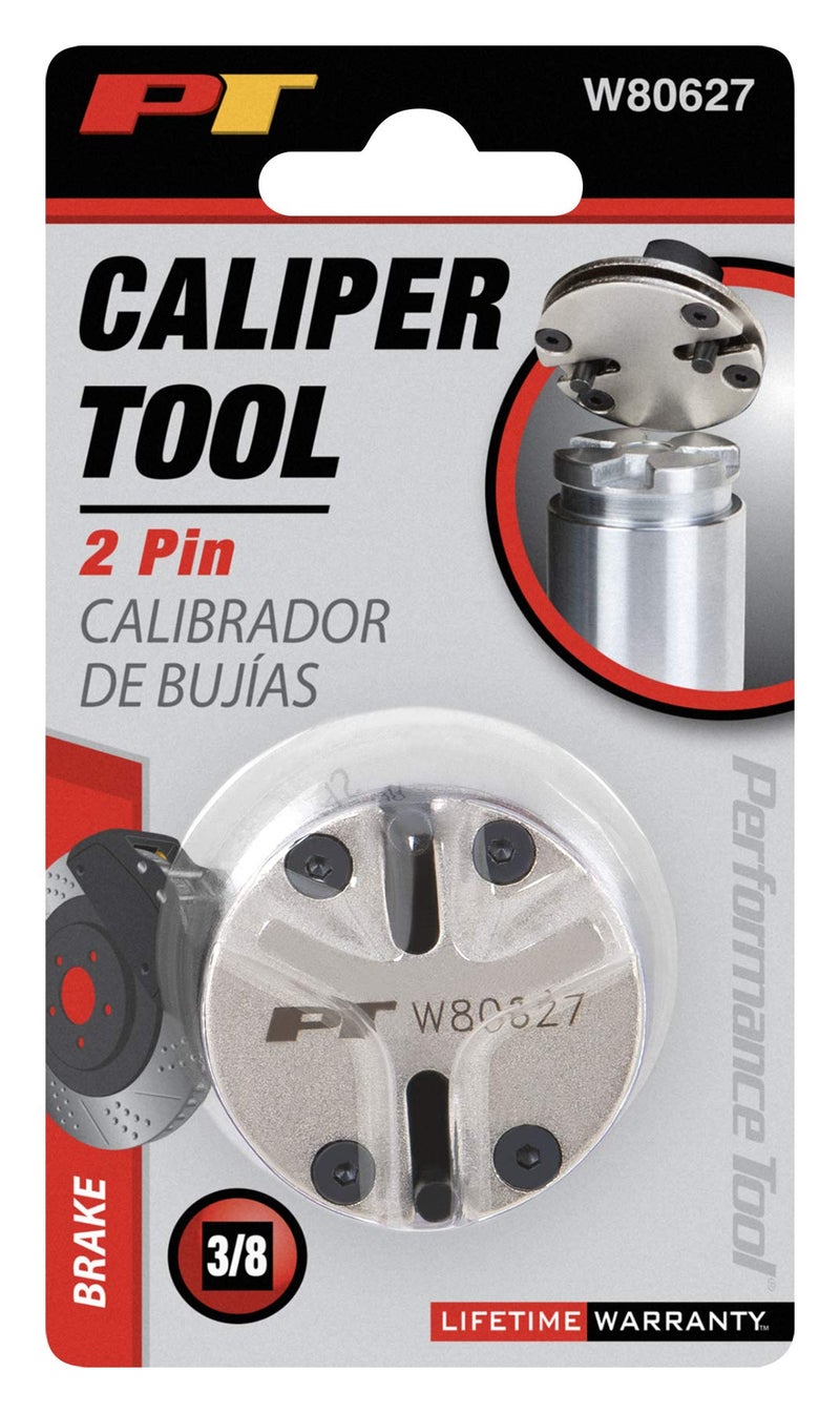 Performance Tool W80627 Adjustable 2 Pin Brake Caliper Piston Wind-Back Tool with 3/8-Inch Drive and Compatibility for Most Domestic and Import Cars - Image 4